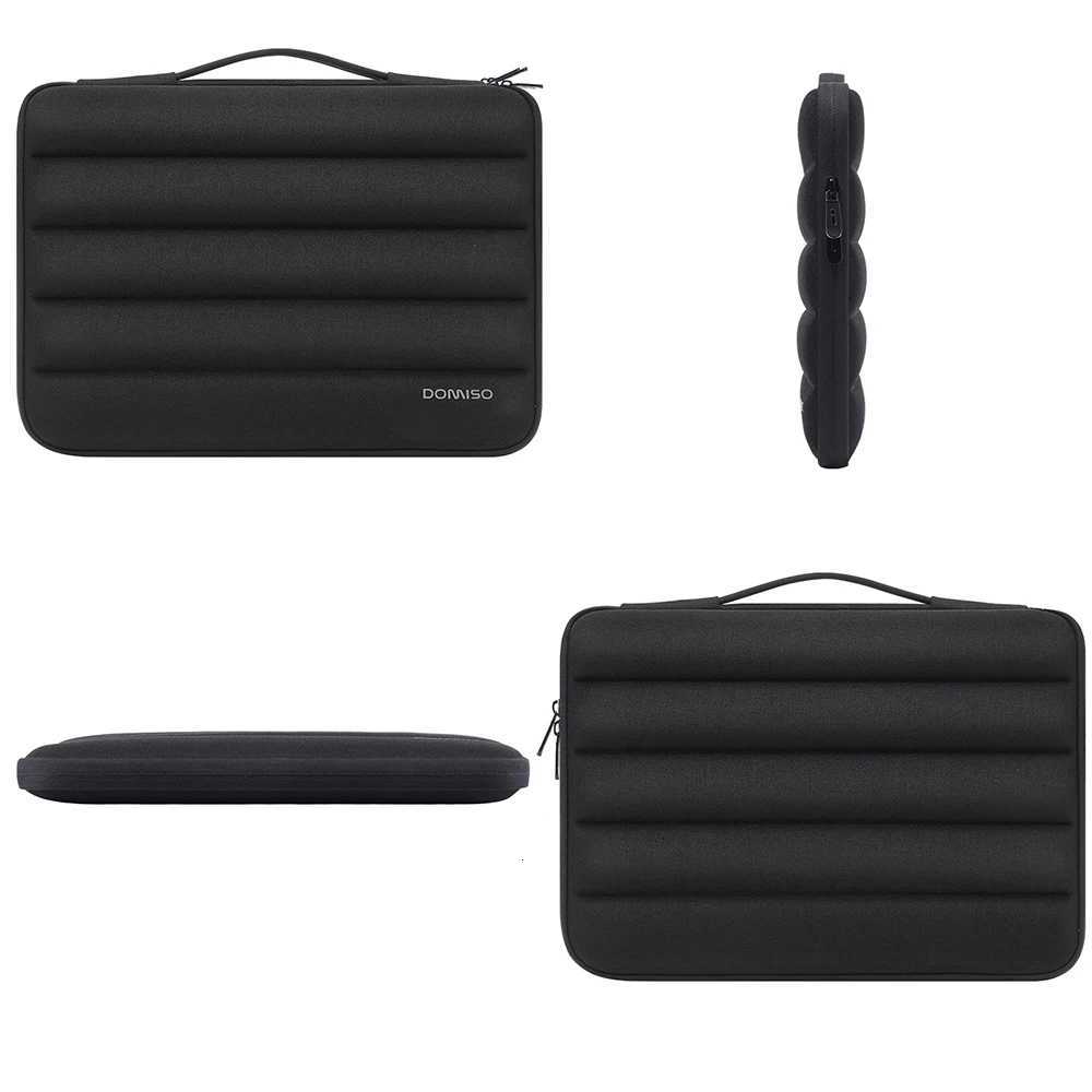 DOMISO 14 156 inch Laptop Sleeve Bag Shockproof Protective Carrying Case Water-Resistant Handbag with HandleT251212