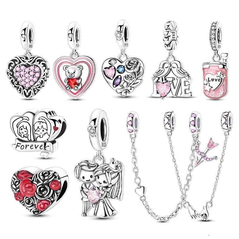 Charm 925 Sier Vntines Day Special Edition Charms Bead Fits m Bracelet For Wen DIY Jewelry Gifts New Y251212