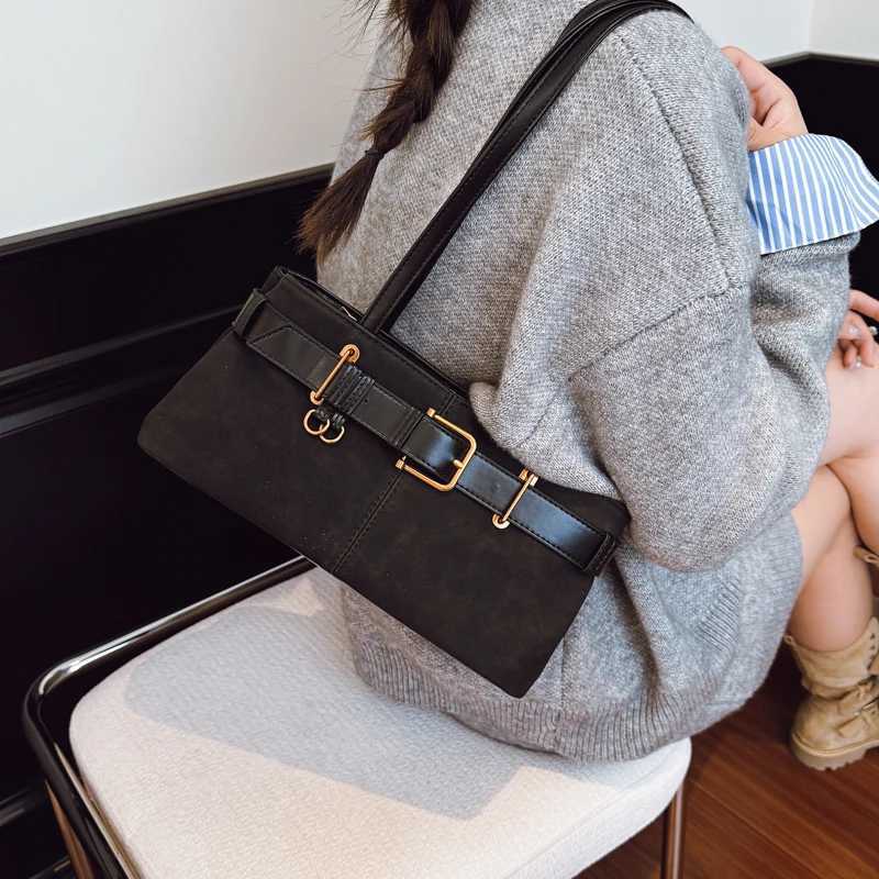 New Fall Winter Shoder Bag for Wen Faux Suede Crossbody Handheld Purse Vintage Tote Bag for Autumn and Winter Fi Y251211