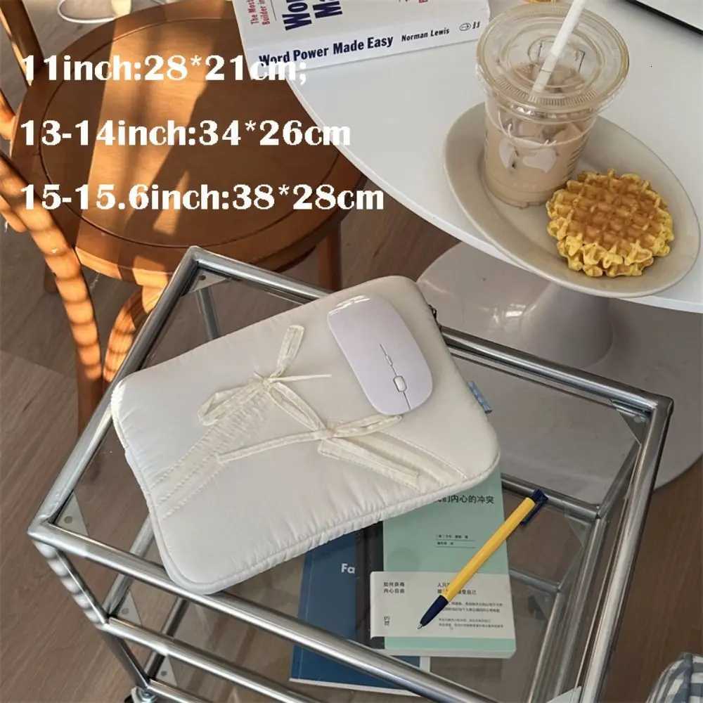 New 11/13/156 inch Laptop Sleeve Case Shockproof Bowknot Notebook Cover Ultra Thin Large Capacity Tablet Protective PouchT251212