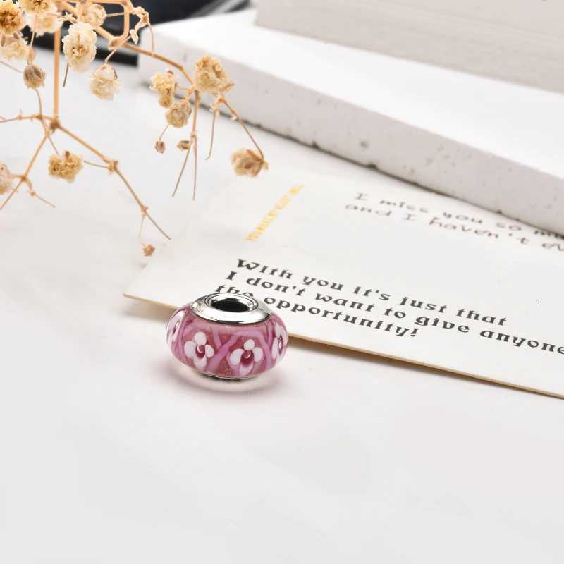2025New wer Murano Charm Beads Dangle Fit Sier Bracelet Necklace Beads For Diy Jewelry Wen Gift Y251212