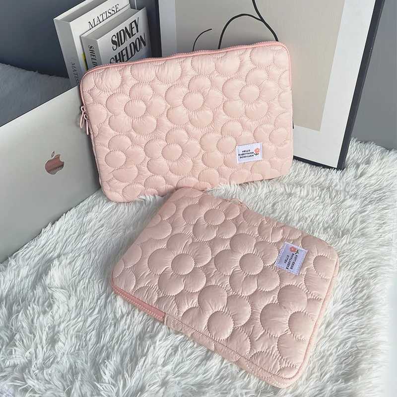 Cute Flower Laptop Sleeve For Ipad11 Macbook Air Pro133 14 15 16 Dell Huawei Samsung 156 Inch Tablet Bag Protective Laptop BagT251212