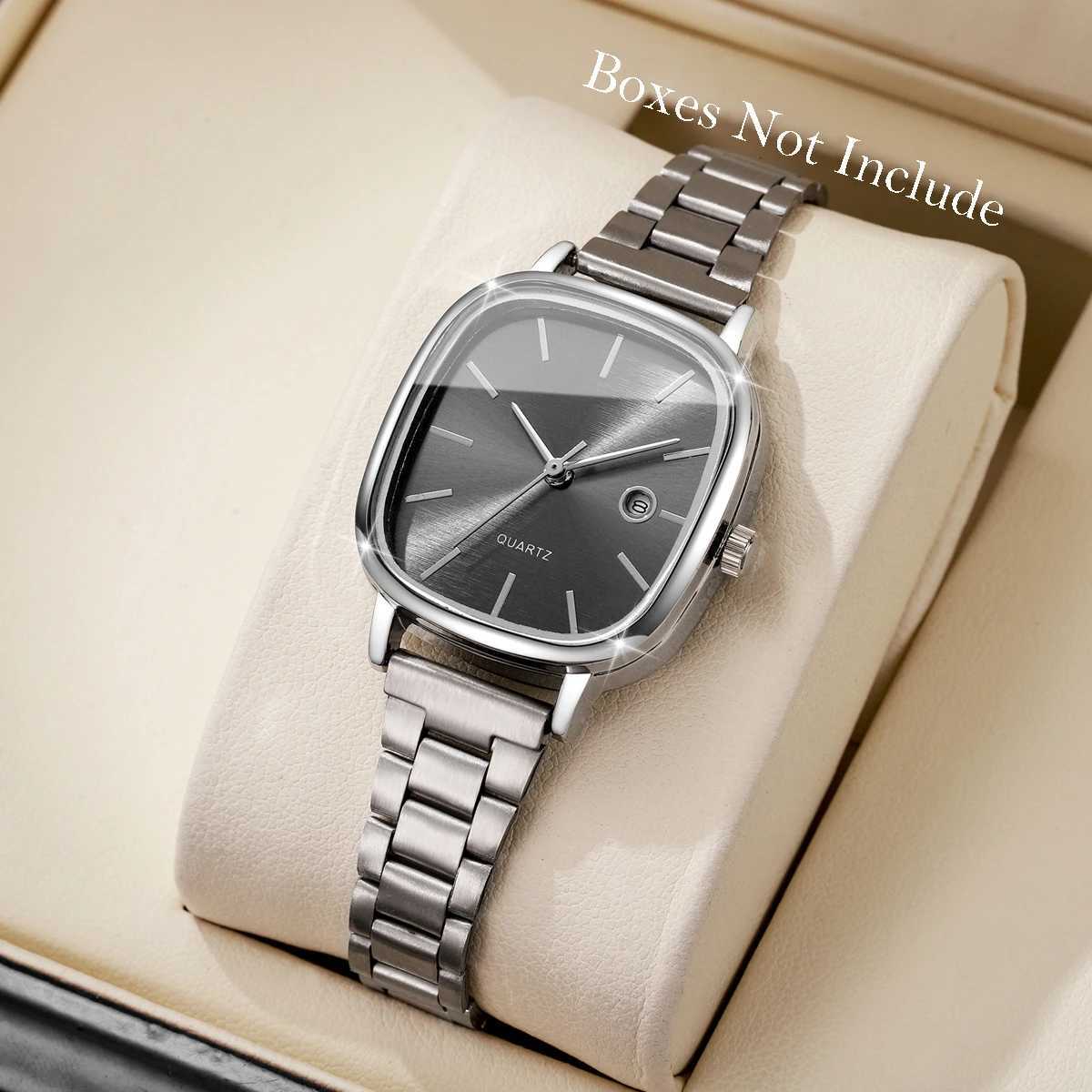 Elegant Square Dial Women Quartz Watch Simple Ladies Calendar Wristwatches Reloj Mujer Girls Clock Gift Without Box Y251212