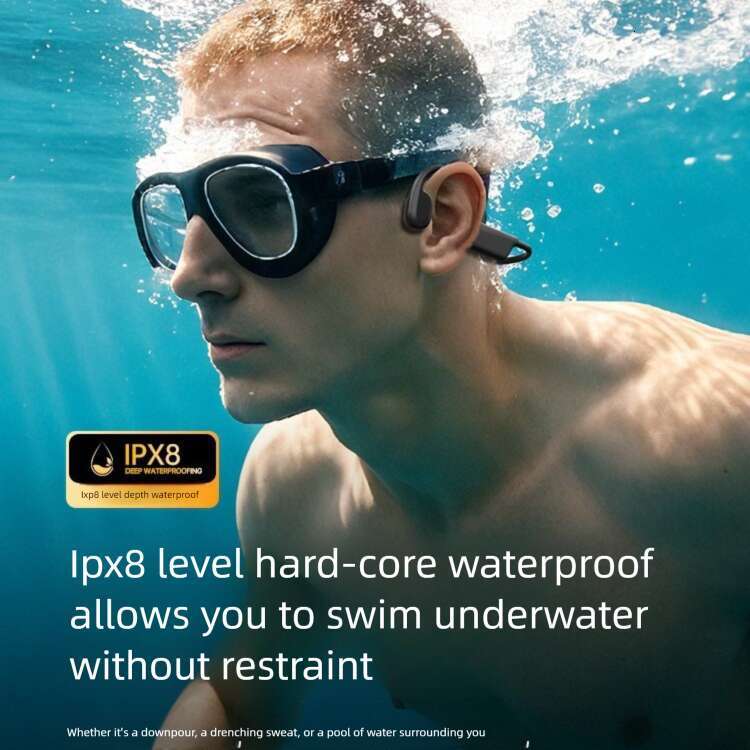 Renowned brand's new S-shaped bone conduction headphones&Earphones high-definition waterproof sports swimming Bluetooth headphones