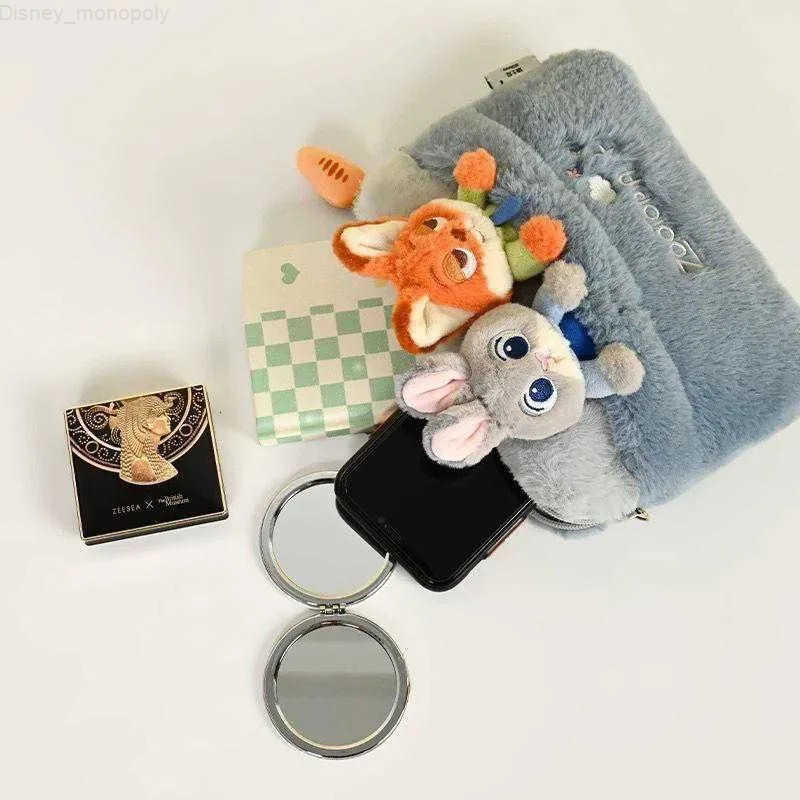 Disney Kawaii Zootopia Plush Bag Cute Judy Nick Crossbody Plush Handheld Backpack for Cosplay Costumes Accessories Holiday Gift H251212