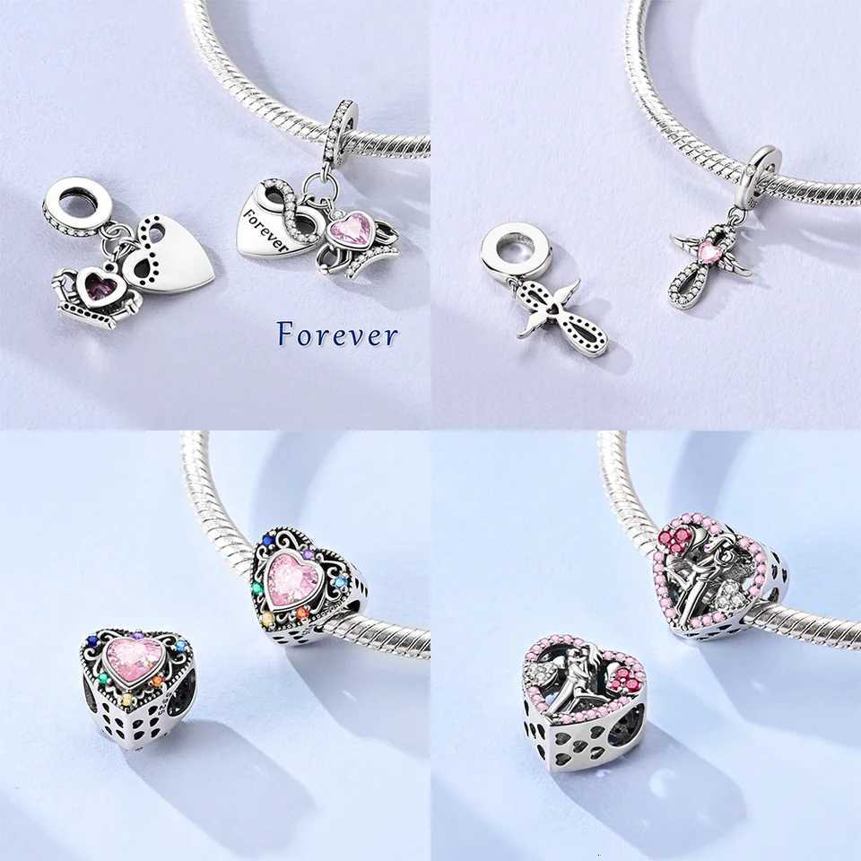 2025 S925 Sier Infinity Dangle Charms Like Snake Entangle Beads Fit Bracelet Diy Accories Fine Jewelry Gifts Y251212