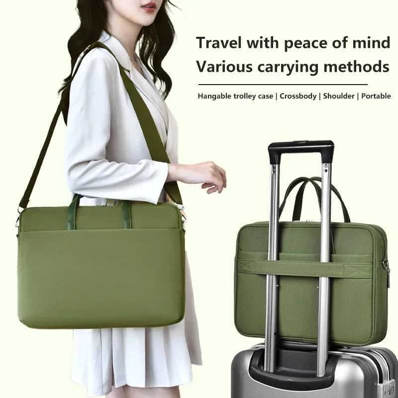 Laptop Bag 133 141 161 18 Inch Large Capacity Handbag Shoulder Notebook Briefcase Pouch Business Travel Office Xiaomi LenovoT251212
