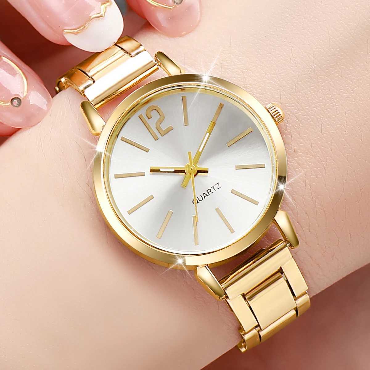 1/2/3PCS Fashion Women Watches Simple Dial Analog Quartz Watch for Women Reloj Mujer Girls Clock GiftWithout Box Y251212