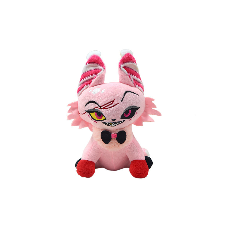 Cat Plush Toy Funny Angel Dust Alastor TV Fans Collecting Gift Cute Cotton Stuffed Plush Doll Kids for Birthday Present 250528