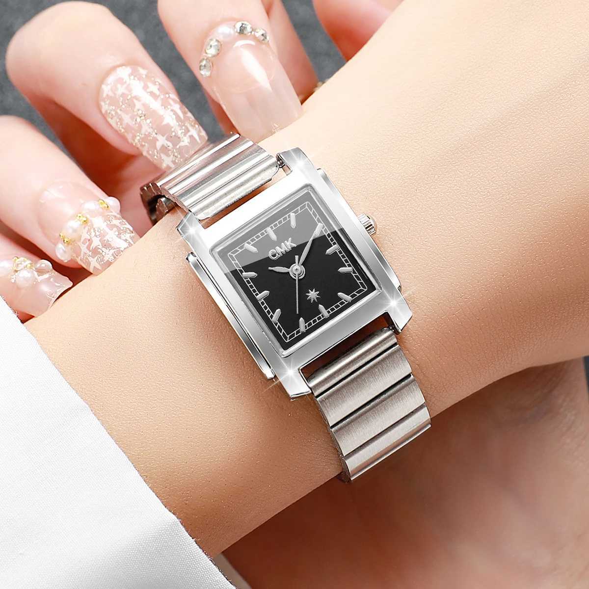 Fashion Square Dial Women Watches Ultra-thin Band Ladies Quartz Wristwatch Reloj Mujer Girls Clock GiftWithout Box Y251212
