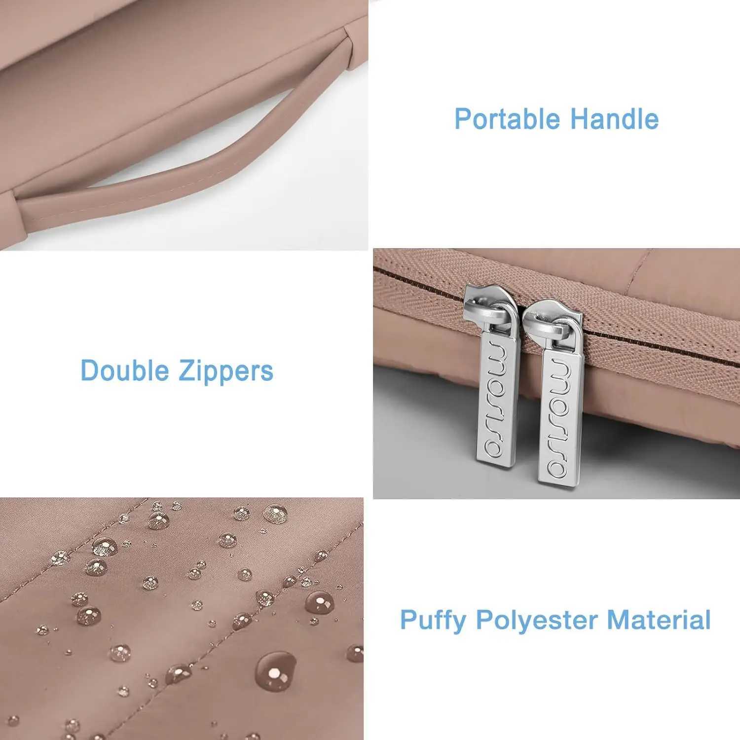 Laptop Sleeve Bag for MacBook Air Pro 13 14 15 16 inch M1 M2 M3 Office Travel Computer Handbag Women Men Notebook Carrying CaseT251212