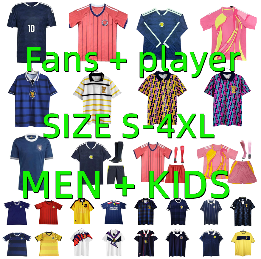 XXXL 4XL 2026 2027 Scotland Soccer Jerseys 26 27 player version ROBERTSON McTominay McGREGOR SHANKLAND MCGREGOR Football Shirt maillot de Foot men kids kit unifrom