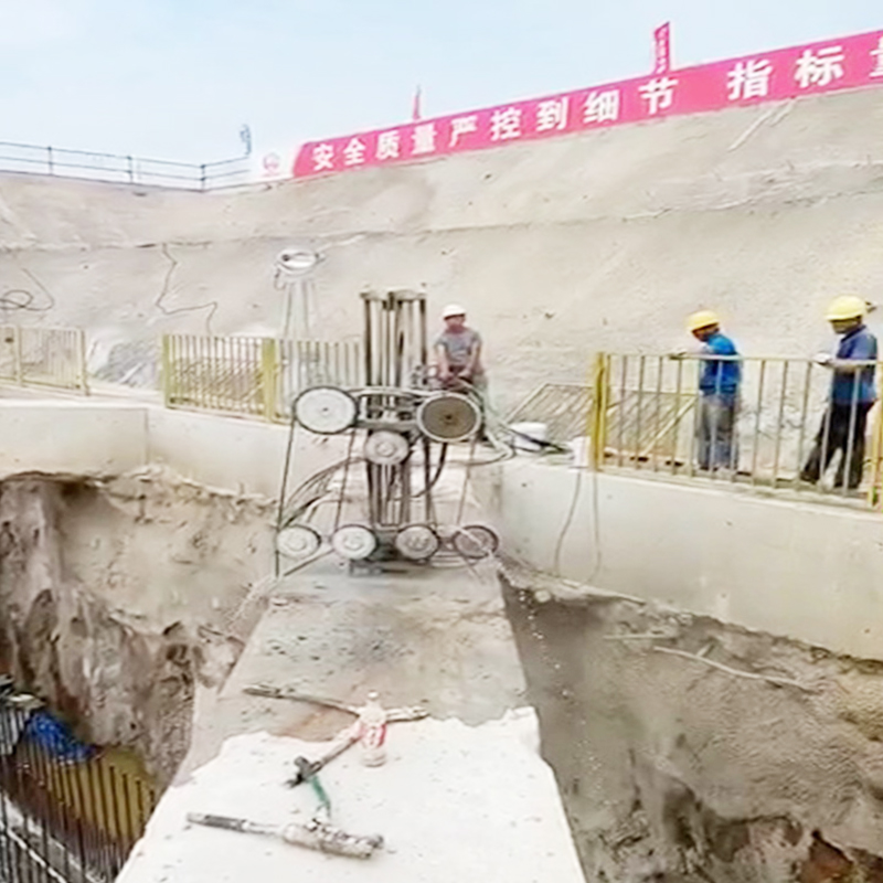 Heavy-Duty Explosion-Proof Wire Saw | For Underground Mining, Concrete Curb & Stone (Motor/Engine Core)