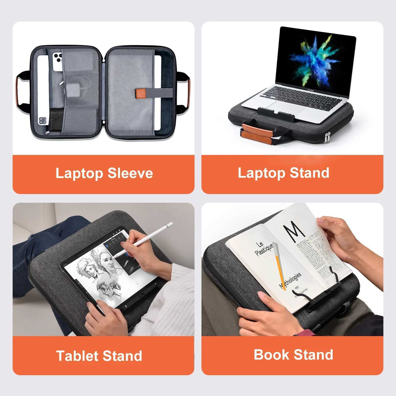 Eary Laptop Bags Case for 133-162inch Computer Notebook Tablet Stand PC iPad Durable Briefcase for Men Women Business TravelT251212