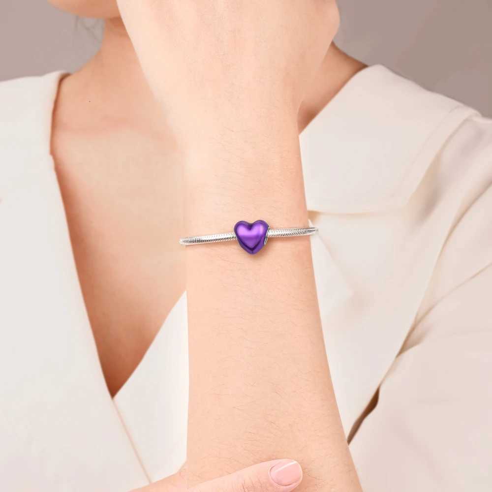 2025 New Charms 925 Sterling Sier Colorf Shine Shed Charm Beads Fit Snake Chain Bracelet Necklace Wen DIY Jewelry Y251212