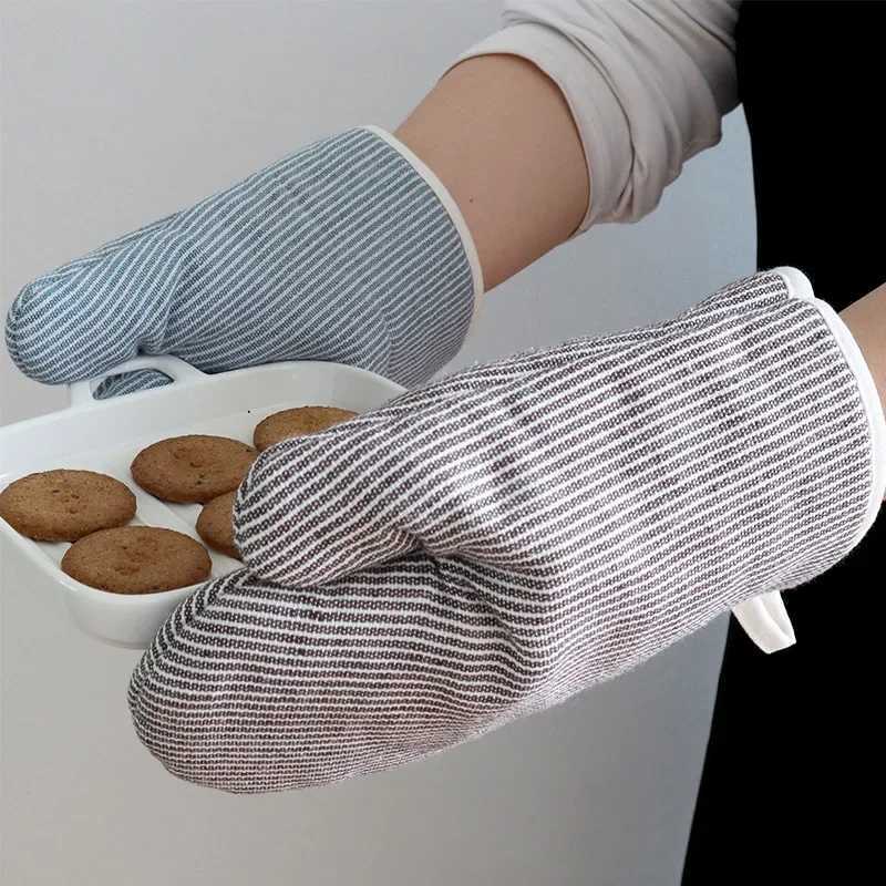 Heat-insating Gloves Anti-scald Microwave Gloves High Temperature Resistant Kitchen Baking Oven Gloves H251212