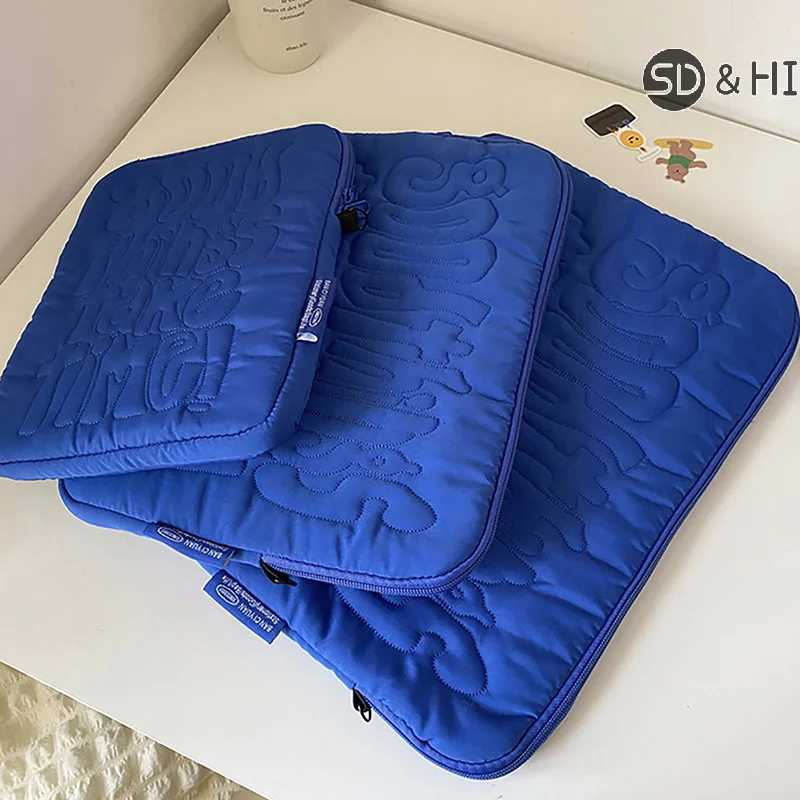 Embroidery Pattern Cute Shockproof Laptop Sleeve Case Bag 11 13 14 Inch For Macbook Ipad For Laptop And Tablet PouchT251212