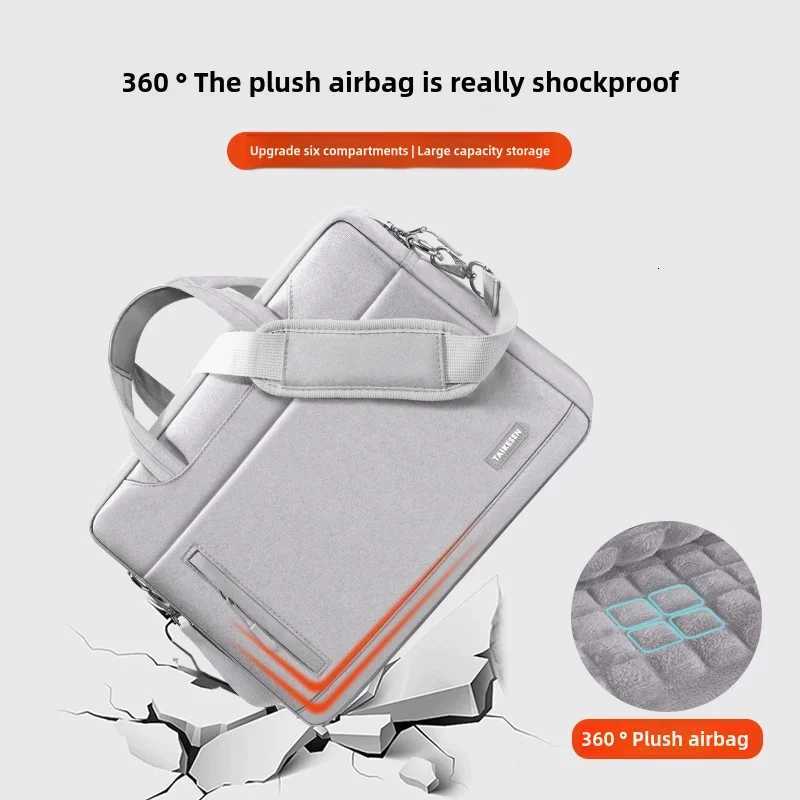 Business Laptop Bag Case Shoulder Tote Bag Notebook Bag Briefcase For 13 15 17 Inch Macbook Air Pro HP Huawei Asus Dell handbagT251212