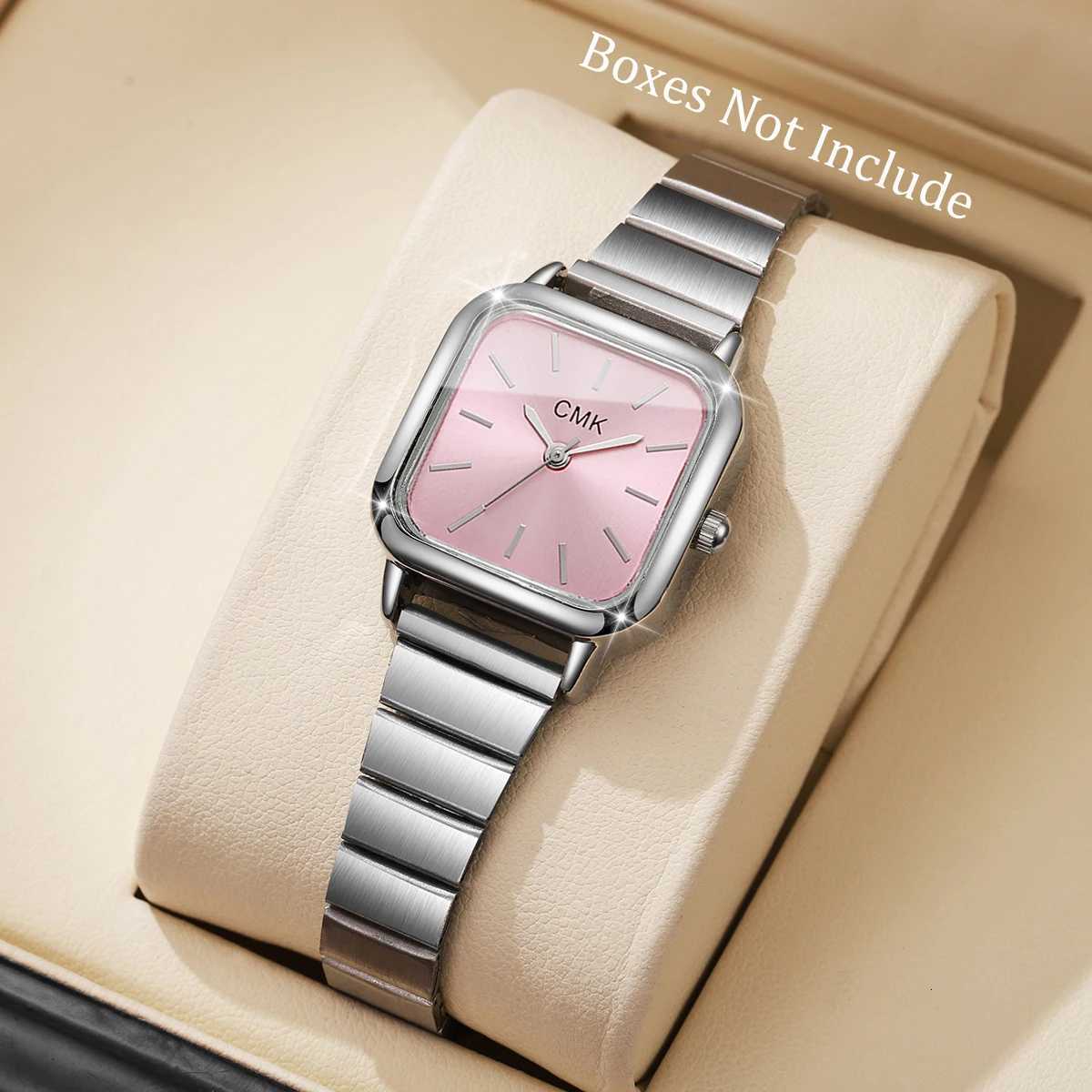 Fashion Square Women Watches Luxury Ultra-thin Strap Ladies Quartz Wristwatch For Ladies Clock Reloj MujerWithout Box Y251212