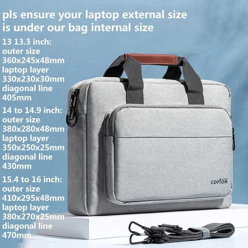 Men Laptop Bag 133 14 156 Inch for Macbook Air Pro 13 15 16 HP Huawei Asus Acer Dell Xiaomi Lenovo Shoulder Handbags BriefcaseT251212