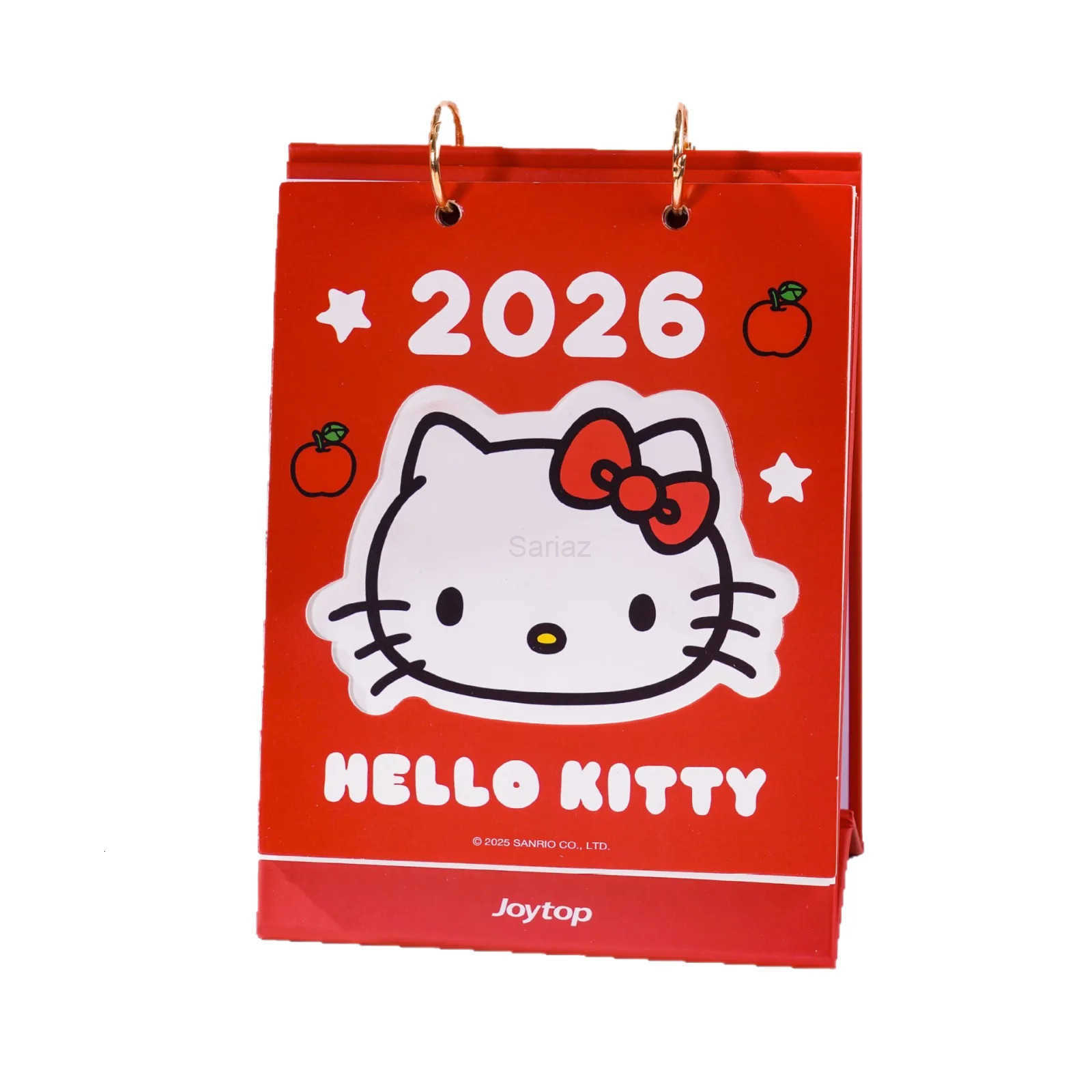 Sanrio 2026 Genuine Hello Kitty Desk Calendar Cartoon Kitty Cat Student Memo Calendar Cartoon Desktop Small Desk Calendars H251212