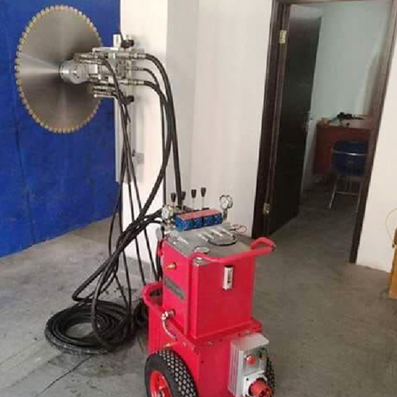 Automatic Hydraulic Concrete Wall Saw Machine With Durable Diamond Blades for Vertical Cutting