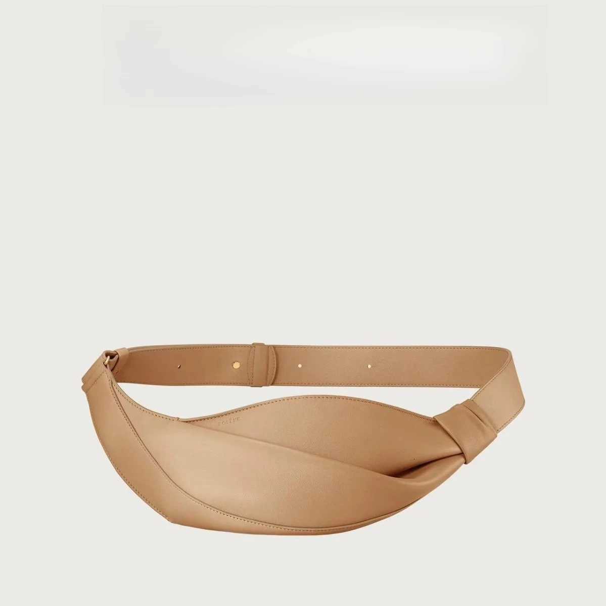 2025 New French-style Smooth Cowhide Crossbody Bag Fiable Horn Bag Y251211