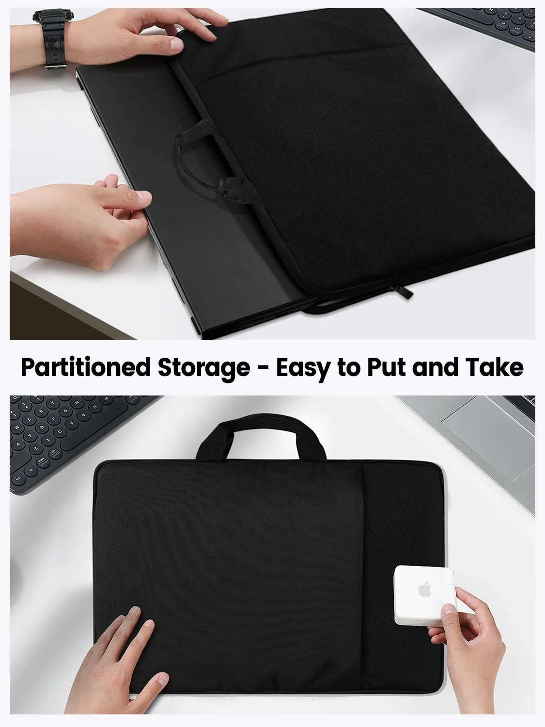 UPERFECT 24 inch Travel Carrying Bag for Apple iMac Desktop Computer Laptop Sleeve Protective Storage Monitor Case Dust CoverT251212