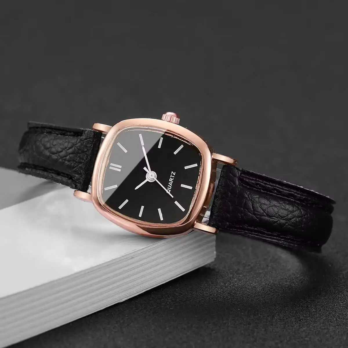 Minimalism Women Watches Fashion Square Small Dial Leather Strap Quartz Watch for Girls ClockWithout Box Y251212