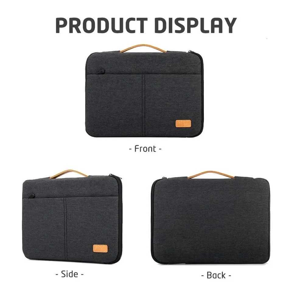Protective Laptop Sleeve Case for 133 14 156 16 Inch New MacBook Pro M3 Max M2 M1 Slim Carrying Laptop Bag Men WomenT251212