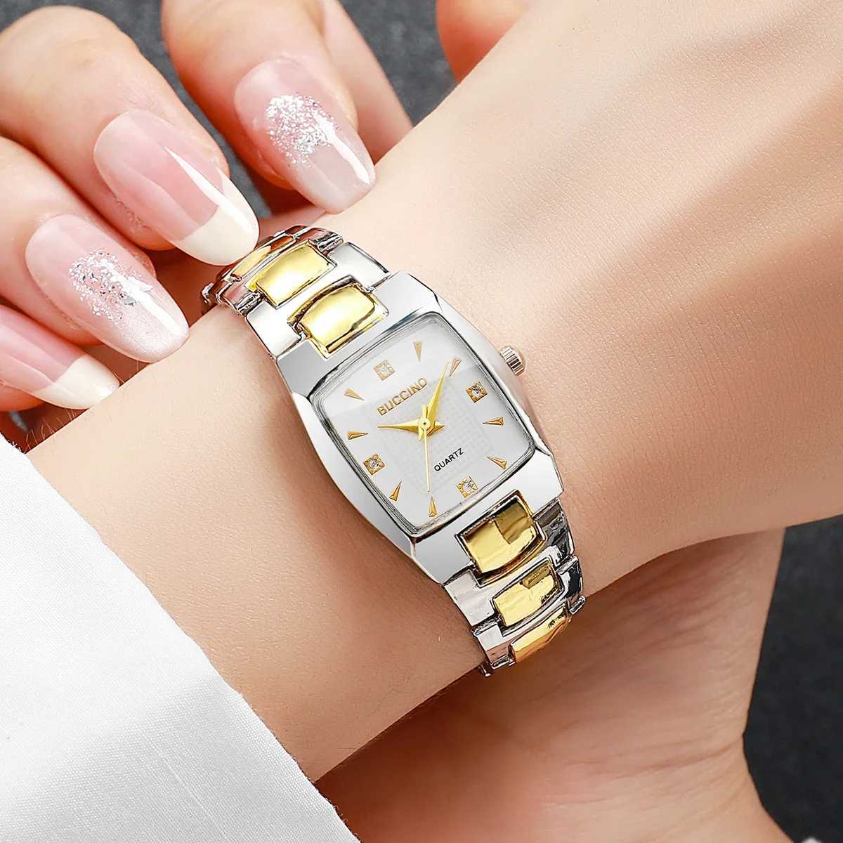 Fashion Square Dial Women Watches Luxury Rhinestone Ladies Quartz Watch Girls Clock Reloj Mujer Without Box Y251212