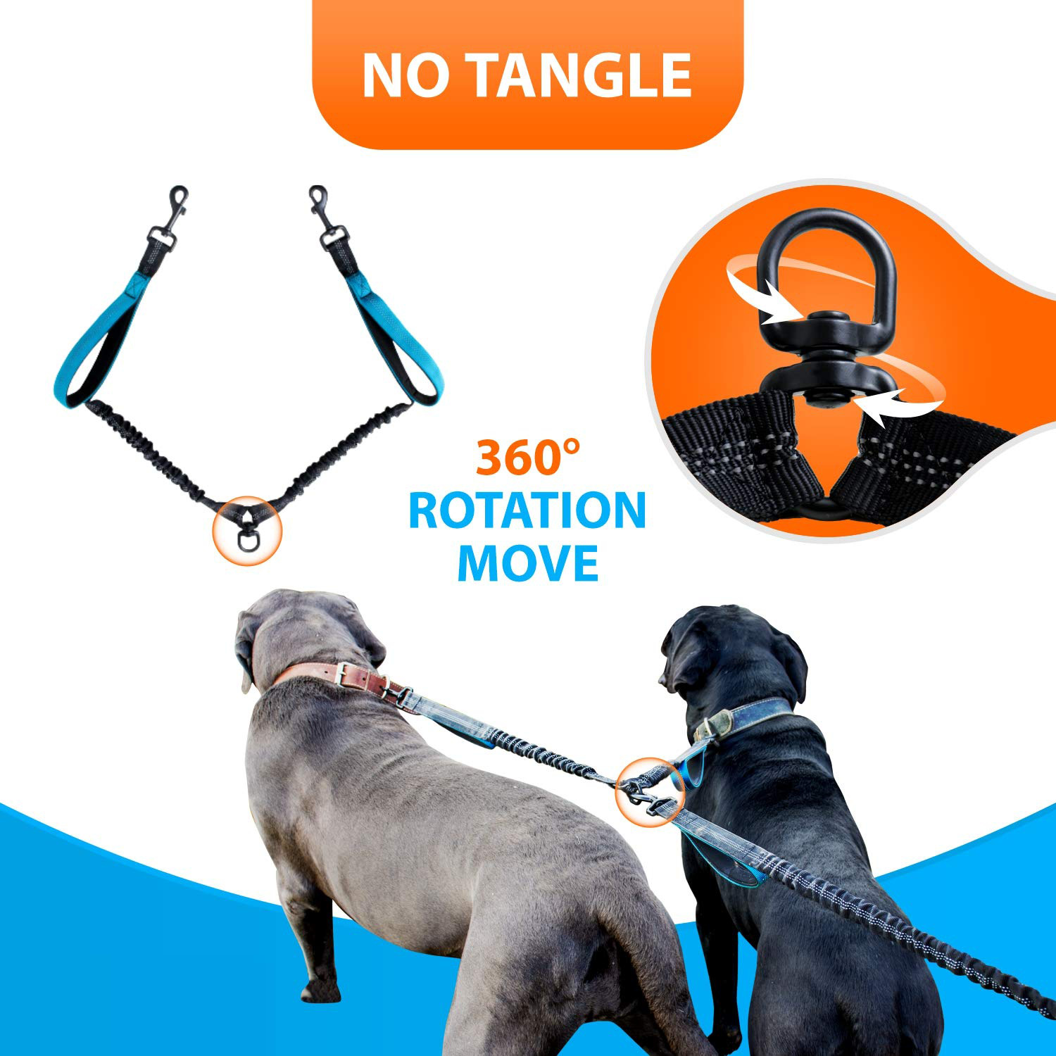 Pet Supplies Sports Running Leash, Multifunctional Anti-Burst Dog Leash