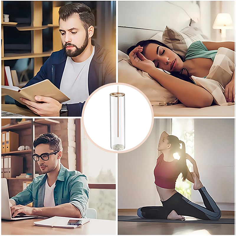 Fragrance Modern Glass Incense Burner with Ash-Proof Holder - Detachable Ash Remover for Stick Incense, Home Fragrance & Decor