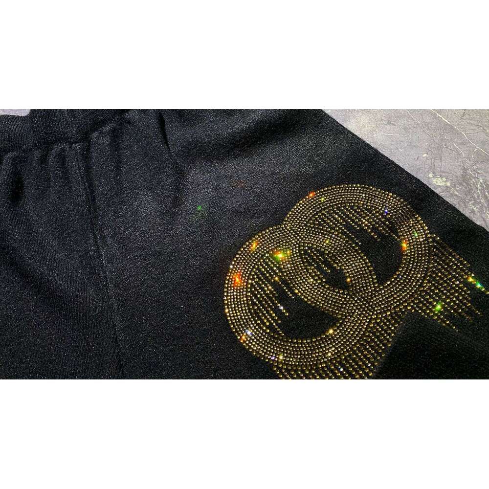 Casual Sequins Pullover Long Sleeve Sweatershirt Oversized 2 Piece Sets Women 2025 Spring Autumn Loose Pant Sets