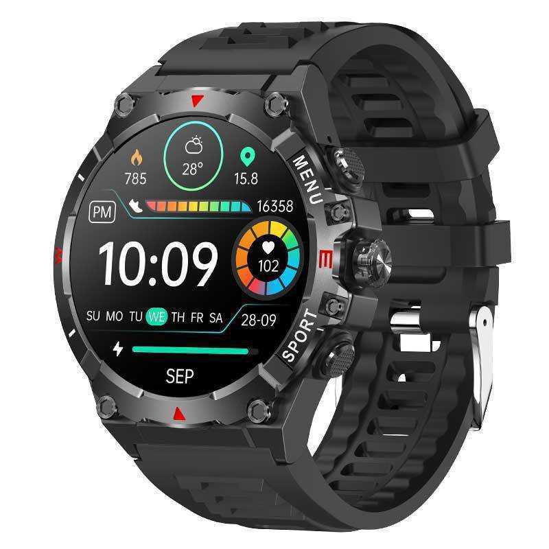 Outdoor smart watch GPS positioning altitude pressure compass heart rate measurement Bluetooth call function sports watch Z251212