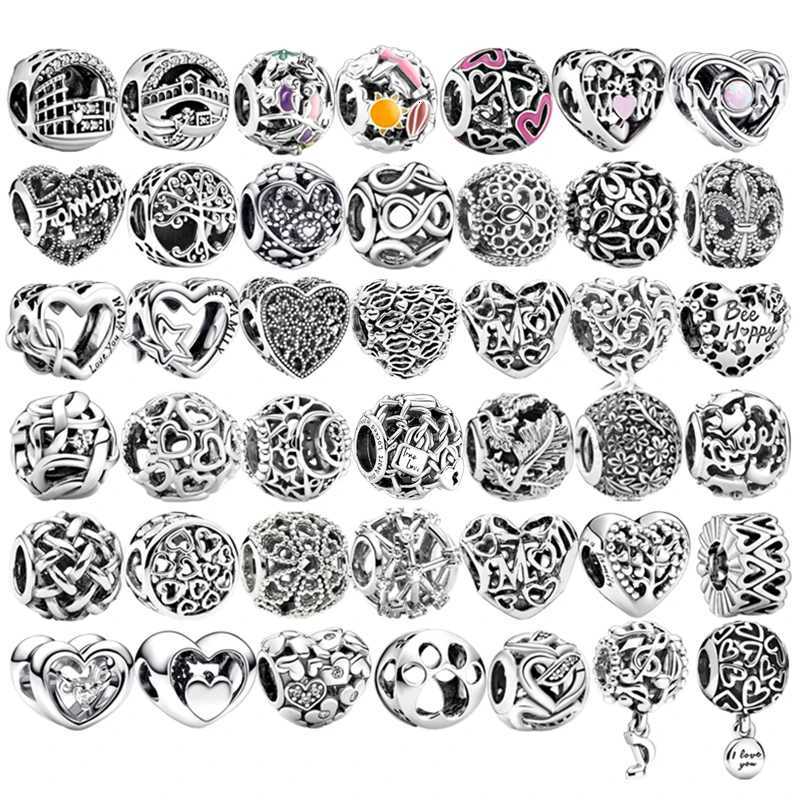 Openwork s All Over Charm Bead DIY Jewelry fit European Bracelet Bangle Exquisite Wen Gift Y251212