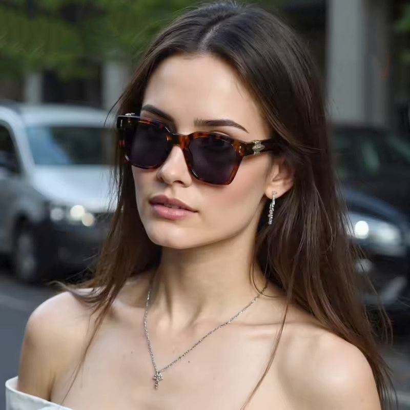 Cat Eye Optical Glasses Women Anti Blue Light for Computer Work Oversized Blue Blocking RX Myopia Prescription Gold Design Office Essentials, CB Fashi