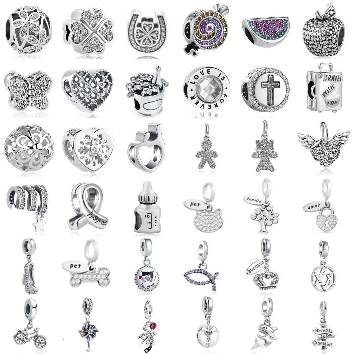 White Series 925Sier CanHigh HDaisy Tree of Life PendantSuitable for European Bracelet DIY Exquisite Jewelry Y251212