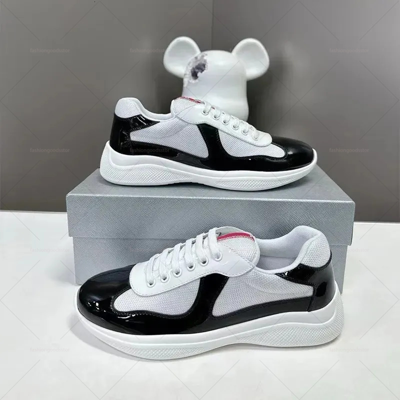 1e1 Designer Sneakers Mens womens cup shoes classic casual running shoes bright leather outdoor trainers White black green yellow fashion Sports Trainer shoes 7