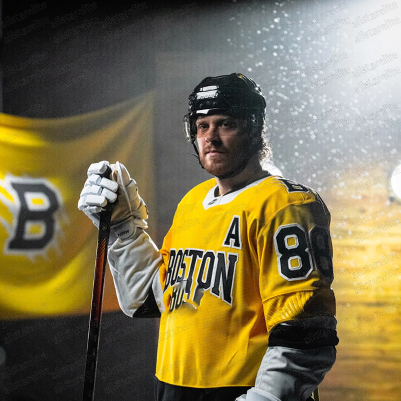 2026 Stadium Series Custom David Pastrnak Ice Hockey Jerseys Charlie McAvoy Nikita Zadorov Stitch Embroidery Mens Womens Youth