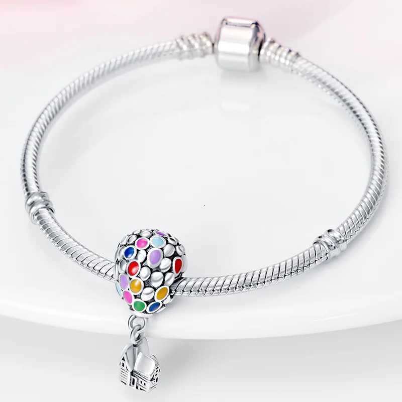 Hot S Charms Bead 925 Sterling Sier Up House Balloons Dangle Fit Bangle Bracelet Necklace DIY Jewelry Y251212