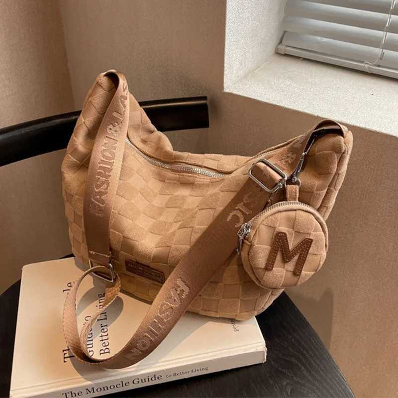 Korean Versi of White Cott Messenger Bag Fi NewWens Large Capacity Tote Bag Y251211