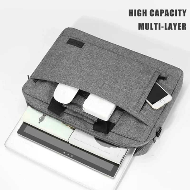 Business Laptop Bag Case Shoulder Tote Bag Notebook Bag Briefcase For 13 15 17 Inch Macbook Air Pro HP Huawei Asus DellT251212