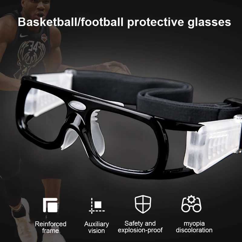 Men WindPROof Football Eyeglasses Outdoor Sports Glasses Soccer Basketball Eye PROtect GoggLEs Resistance Cycling Eyewear G251212