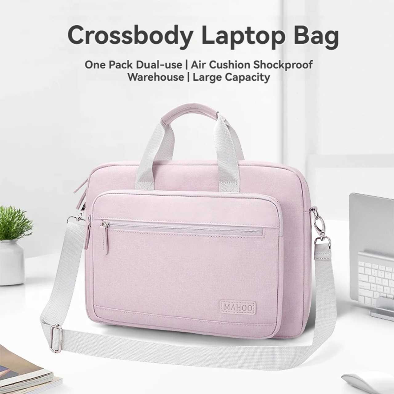 Laptop Bag For Macbook Air Pro 16 Case Notebook HP Huawei Lenovo Dell Sleeve Pouch 133 14 156 Inch Shoulder HandBag BriefcasesT251212
