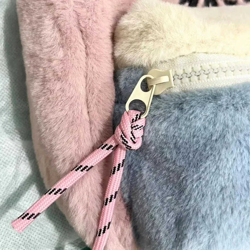 Disney New Cartoon Stitch Plush Childrens School Bag Kindergarten Cute Fashion Color Blocking Backpack H251212