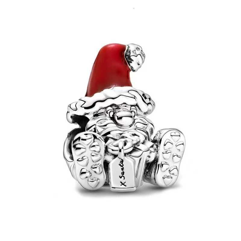 New Christmas Charms DIY Wen Jewelry Gift Christmas Tree Nose Reindeer Santa Claus Beads Fit Bracelet Accories Y251212