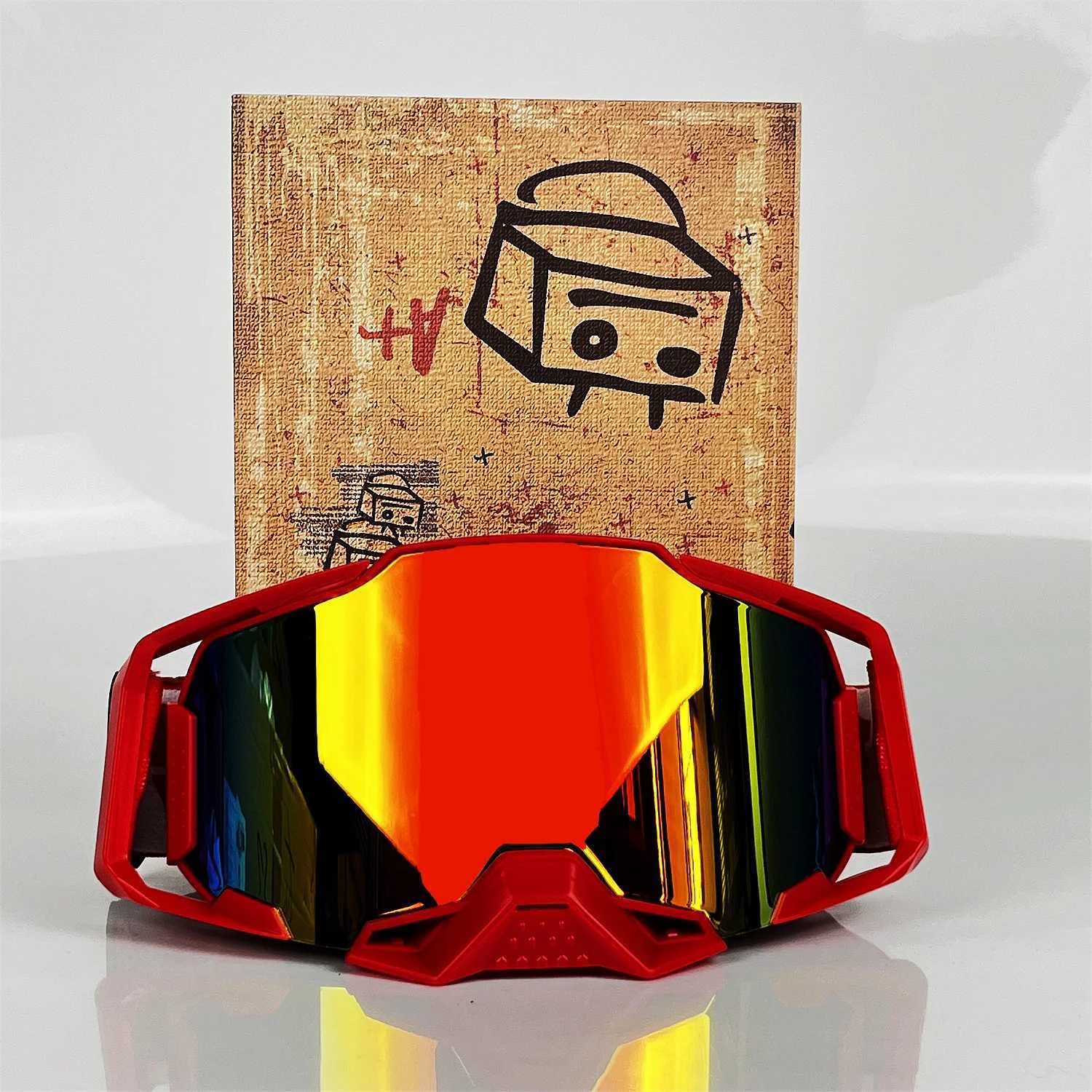 Motorcycle Goggles Dirt Bike Accessories Riding UV400 Men Motorcycle Glasses Cycling For Motocycles Mountain BikesBicycles MX AT G251212