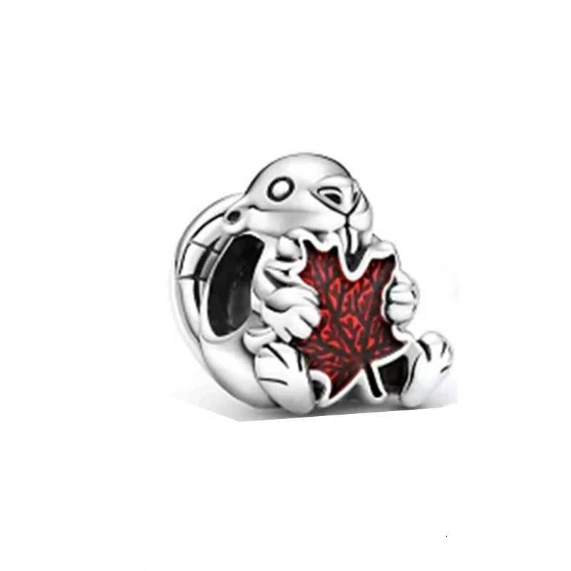 2025New Lucky - Charm Beads European Fit Sier Bracelet Necklace Beads For Diy Jewelry Wen Gift Y251212