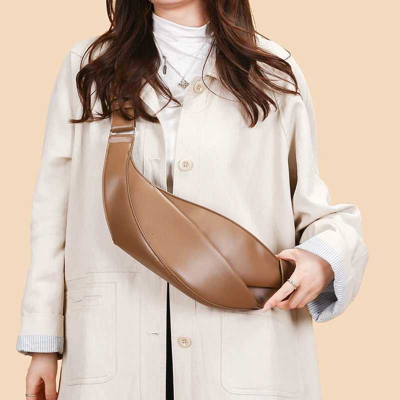 Trend Luxury Designer Wens Crossbody Bag Niche High-end Cloud Bag Low-Key Soft PU Leather Hiking Ch Bag Holiday Gift Y251211